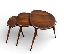 ERCOL SOLID ELM AND BEECH DARK