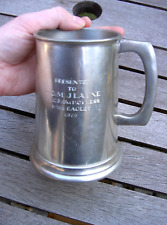PEWTER TANKARD HMS EAGLET