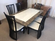 Rectangular Monaco Marble Dining Table 180CM X 100CM (Table Only)