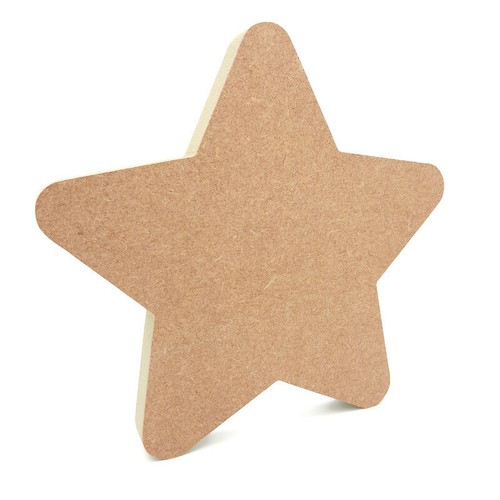 Freestanding star shape mdf - freestanding,