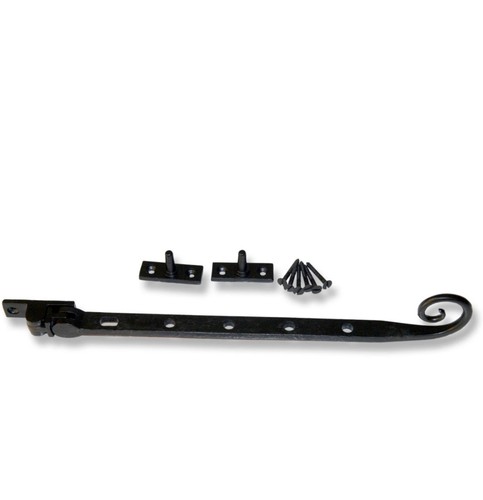 Black antique iron curly pig - curly,
