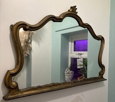 Vintage Gold Ornate Mirror