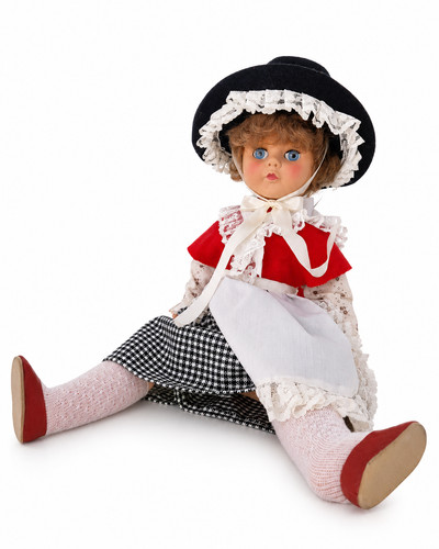 Vintage welsh costume doll - welsh,