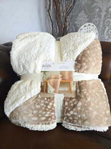 Faux fur deer - fur, xl