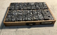 STUNNING LETTERPRESS PRINT ARTWORK PRINTING TYPE WHOPPING 3.6kg