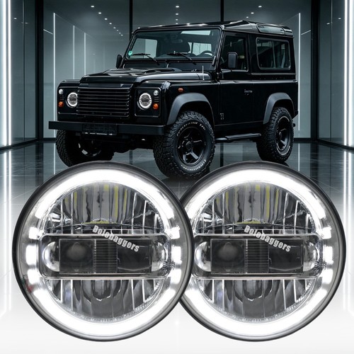 7inch led headlamps halo drls - headlamps,