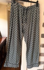 Black & White Super Soft PJ Bottoms Primark Size L