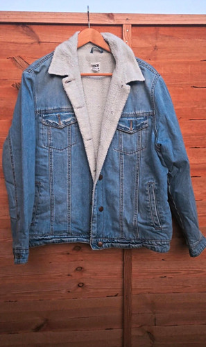 Asos denim sherpa lined - asos,