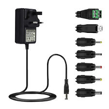 12V 1A/2A/3A DC UK Plug Power Supply Adaptor Transformer for LED Strips CCTV