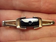 Vintage Stratton Nippy Clip - Men's Pale Gold-Tone Tie Clip - 4.5cm