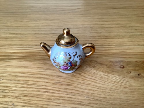 Limoges france miniature tea - limoges,