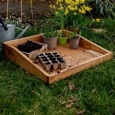 WOODEN POTTING TRAY