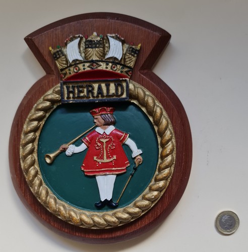 Original royal navy ship crest - royal,