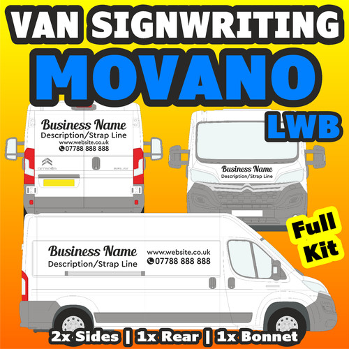 Van sign writing kit - van,