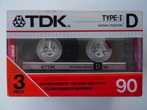 Tdk d90 cassette tapes - tdk, 1985
