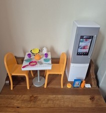 Barbie dining set with - dining,