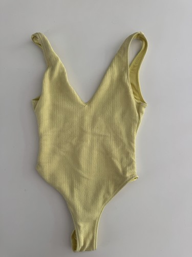 Yellow seafolly crinkle plunge - seafolly,