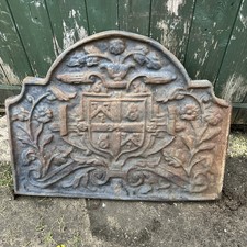 antique georgian iron fire