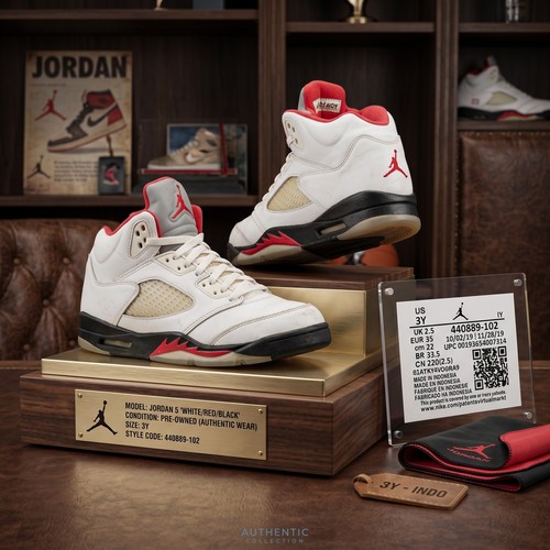 Air jordan retro fire - 5, red