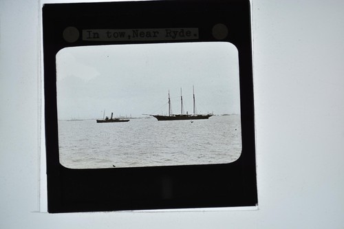 Three masted ship tow - three,