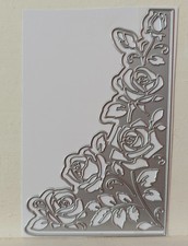 Floral Corner Metal Die with Background Layer