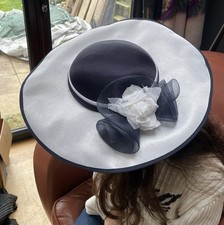 New! White Wide Brimmed Hat