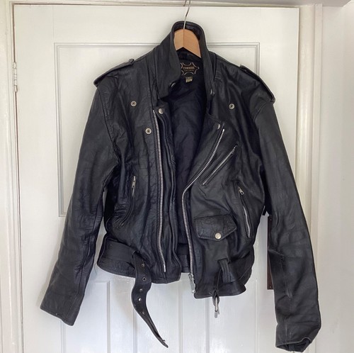Leather jacket size rocker - size, 42