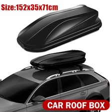 400-420L Car Roof Storage Box Cargo Box Waterproof Rooftop Cargo Carrier Black