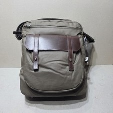 OiOiOi Faux Leather Baby Changing Backpack - Fabric/Leather 36cm x 30cm