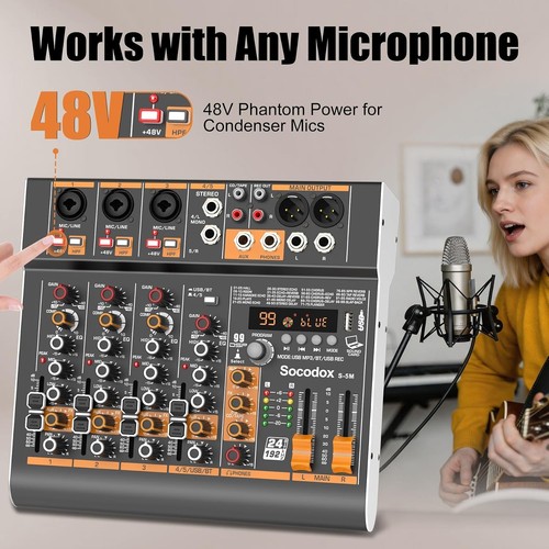 Channel audio mixer - 5,