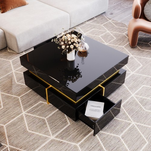 Coffee table high - table,, high-gloss