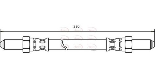 Apec rear brake - apec, hose