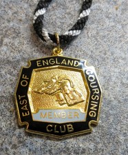 EAST OF ENGLAND ''GREYHOUND'' COURSING CLUB 1998-99 MEMBERS BADGE