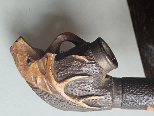 Hand carved antique hunters - carved,