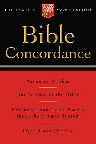 Pocket bible concordance - bible,