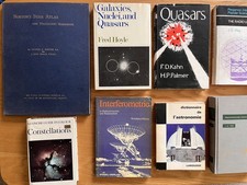 12 Book Astronomy Collection, Hoyle, Kahn & Palmer, Hey, Wohlleben, Piddington +