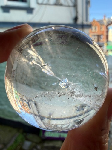 Crystal ball quartz - crystal,