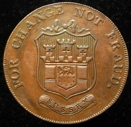 British conder token - british,