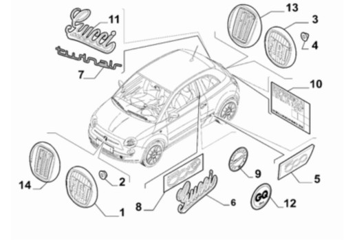 New genuine fiat 500 - fiat,