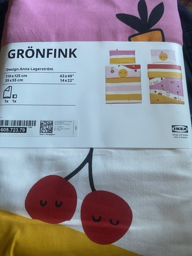 Ikea gronfink cot bedding - ikea,