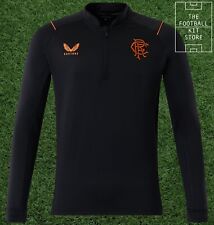 Rangers 1/4 Zip Training Top - Glasgow Rangers - Black/Orange -Black Friday Sale