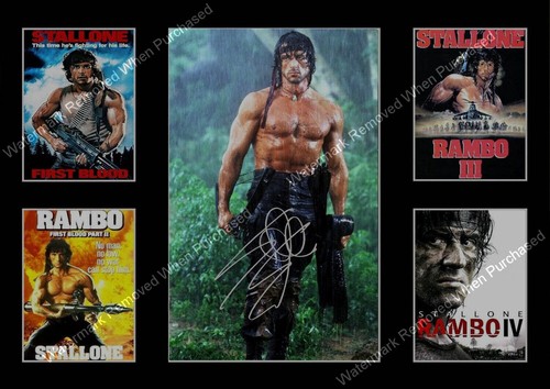 Rambo series signed sylvester - rambo,