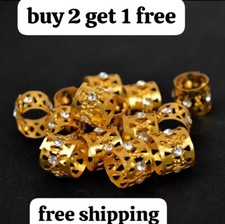 gold  Hair Braid DIY Dread