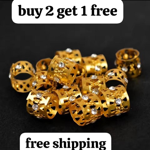 Gold hair braid diy dread - gold,