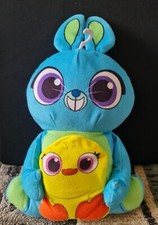 TOY STORY 4 DUCKY AND BUNNY GOGLOW PAL LED LIGHT SOFT TOY,30 cm high