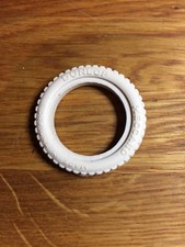 1 White Meccano Constructor Car N2 Tire Tyre 51mm Car Tyre