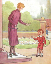 Antique Reg Maurice Postcard Regent Series Comic Mum Boy Penny Funny 
