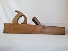 Vintage Wooden 16.5" Jack Plane ( Unusual Wedge Shape ) W Gilpin cast steel iron