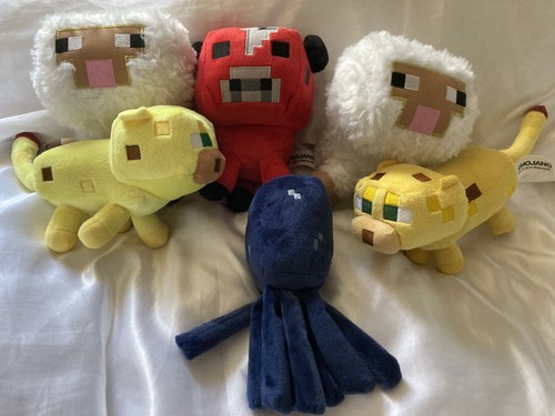 Mojang minecraft plush bundle - minecraft,