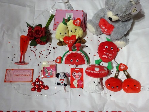 Valentines for her plush - her,